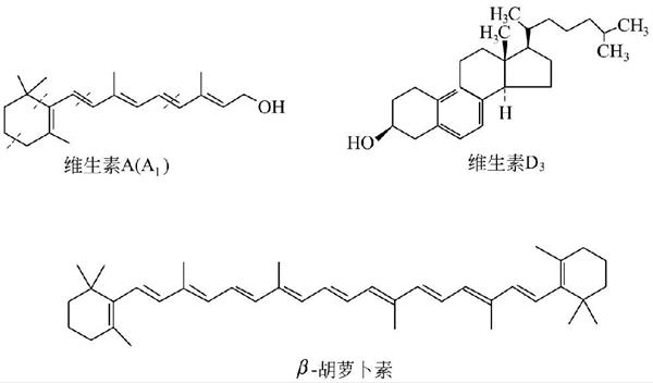 幾種常見腐植酸維生素的化學結(jié)構